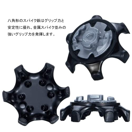 lewaul ゴルフシューズ スパイク 20個入れ ソフトスパイク鋲 ゴルフシューズ用 ゴルフシューズ靴鋲 ゴルフクリート 固定 滑り止めの特徴・詳細 画像