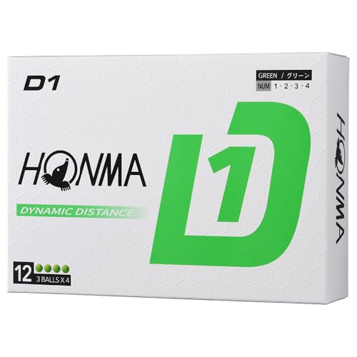 HONMA 2024 ホンマ D1 BT2401 グリーン （１ダース12個入）の詳細・まとめ 画像