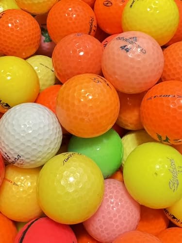 【Aクラス級厳選品30P】ゴルフロストボール Lost Ball カラーMIX ブランド混合 30個セット ゴルフボール (カラー)の特徴・詳細 画像