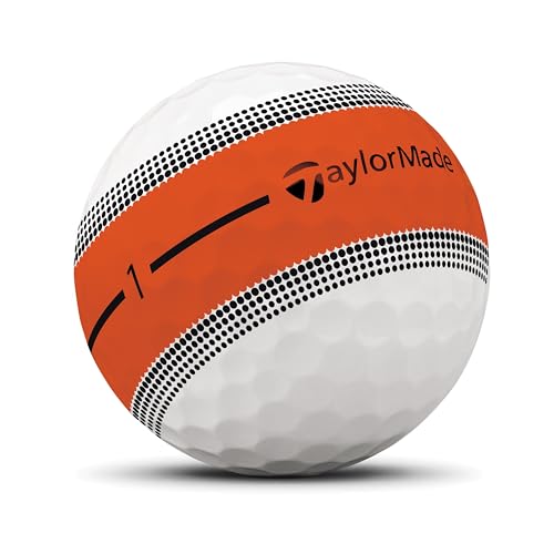 テーラーメイド(TAYLOR MADE) TMJ25 Tour Resp Stripe NEON Multi JPN dz ツアーレスポンス ストライプ ネオン マルチ ゴルフボールの特徴・詳細 画像