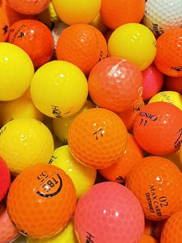 【Aクラス級厳選品30P】ゴルフロストボール Lost Ball カラーMIX ブランド混合 30個セット ゴルフボール (カラー)の詳細・まとめ 画像