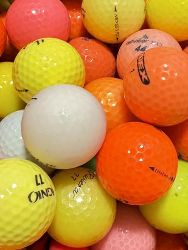 【Aクラス級厳選品30P】ゴルフロストボール Lost Ball カラーMIX ブランド混合 30個セット ゴルフボール (カラー)の特徴・詳細 画像