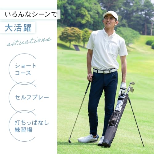 PYKES PEAK（パイクスピーク）ゴルフ スタンドバッグ【軽量 980g 全20色】セルフスタンド クラブケース ゴルフバッグ キャディバッグ サブバッグ フード付き 7本収納 メンズ レディースの特徴・詳細 画像