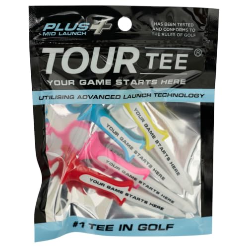 Tour Tee PLUS MID LAUNCH ゴルフティー 4本入り 1