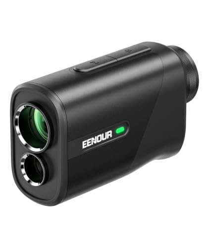 EENOUR ゴルフレーザー距離計 U800+ ミニ 最速0.02s測定 (ブラック, LCD U800+(第三世代))の外観・全体像 画像