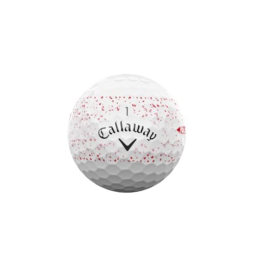 キャロウェイ(Callaway) ゴルフボール SUPERSFOT 25 RED SPLATTER 1ダース(12個入り) 2ピース構造 レッドスプラッター・ホワイトの詳細・まとめ 画像