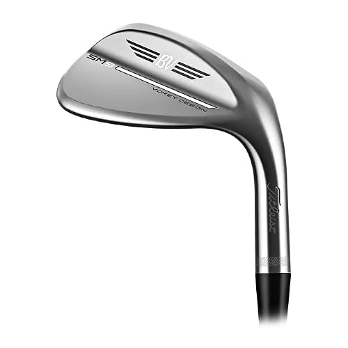 TITLEIST(タイトリスト)ボーケイ・デザインSM9ウエッジ【カタログ純正シャフト装着モデル】ツアークロームシャフト:N.S.PRO 950GH neoロフト角:52度ライ角:12度グラインド:F844RS2F5212J右利き用の特徴・詳細 画像