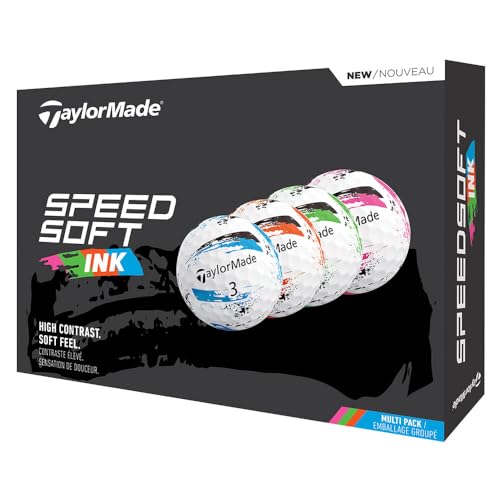 Taylormade ゴルフスピード ソフトインク マルチパック ゴルフボールの詳細・まとめ 画像