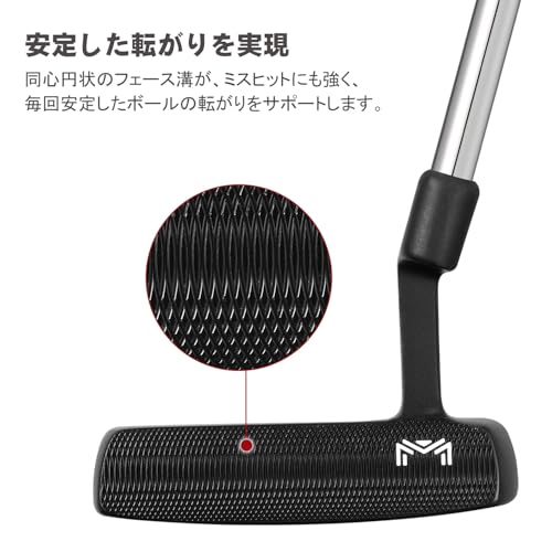 シンゲ(XINGGM) パター 右用 メンズ ヘッドカバー付き M03（2025年モデル）の詳細・まとめ 画像